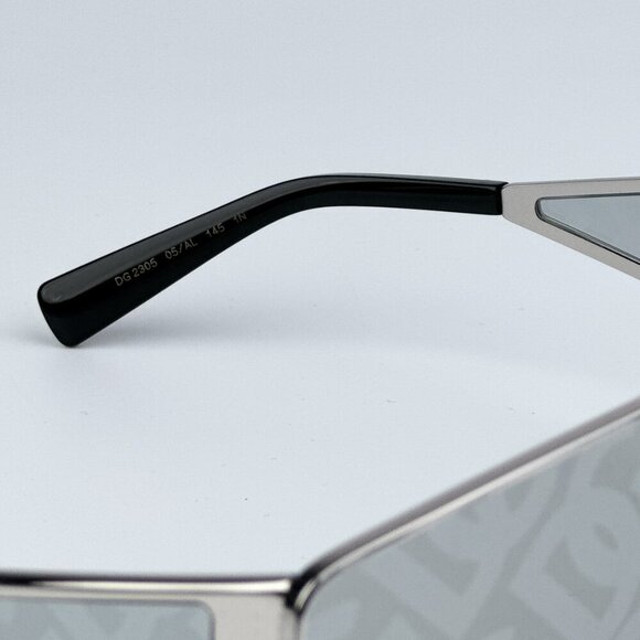 D&G DG2305 05/AL BRAND NEW Sunglasses Silver Grey Silver Mirrored DG Unisex - Picture 9 of 10